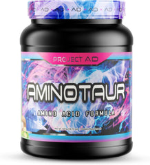 Project AD Aminotaur bottle with label highlighting amino blend.