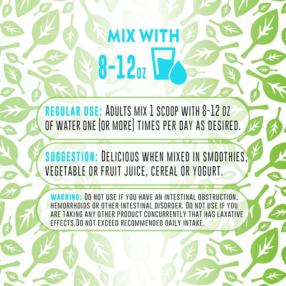 Project AD Fiber+ mango smoothie mix ready to blend for easy digestion.