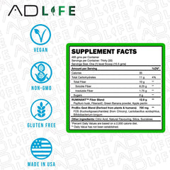 Project AD Fiber+ scoop dispensing to measure a convenient daily fiber dose.