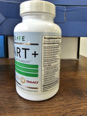 Project AD Heart+ bottle on a gym bench during training
