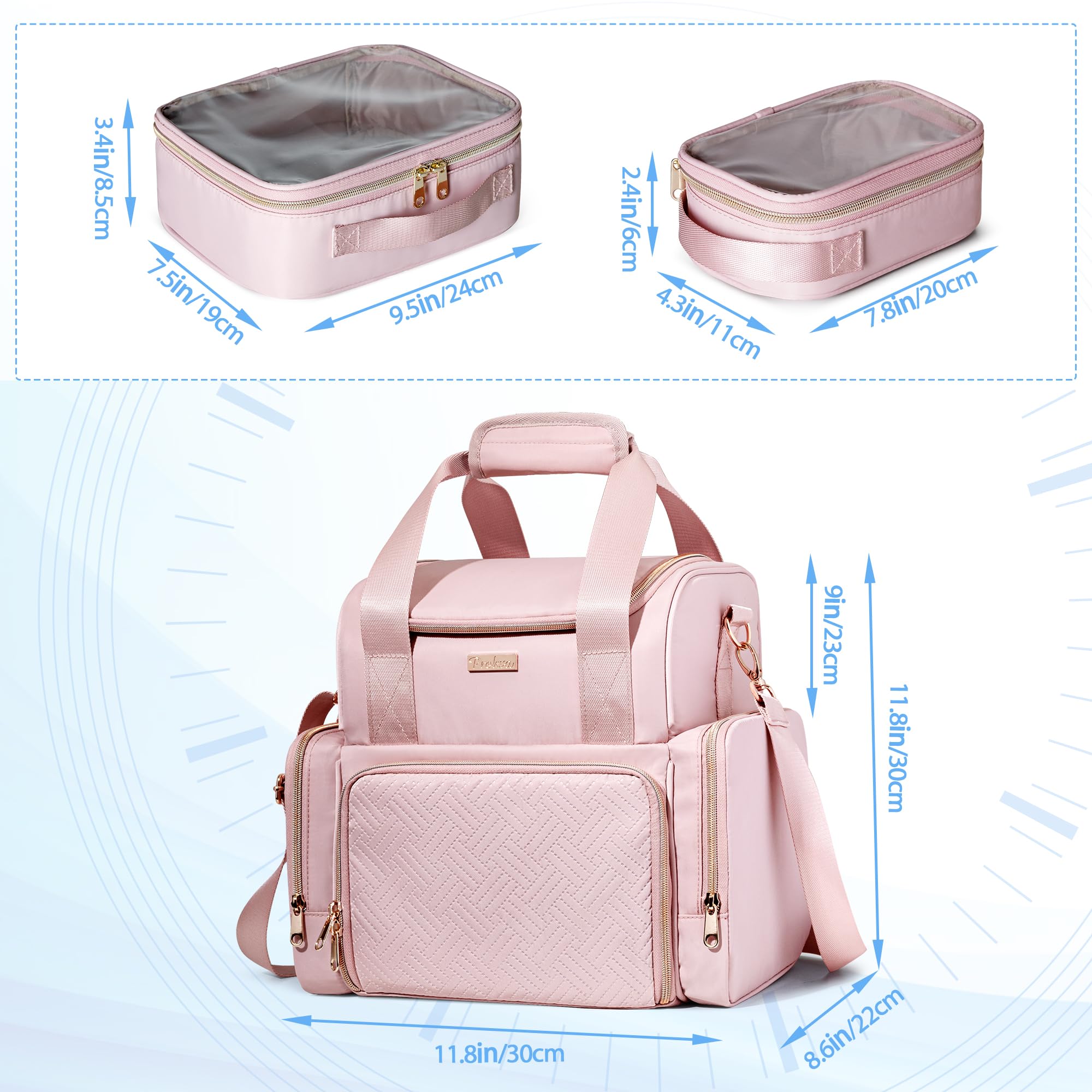 Prokva premium nylon fabric with reinforced stitching enhances durability during travel.