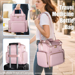 Prokva travel features include luggage strap and adjustable shoulder strap for easy transport.