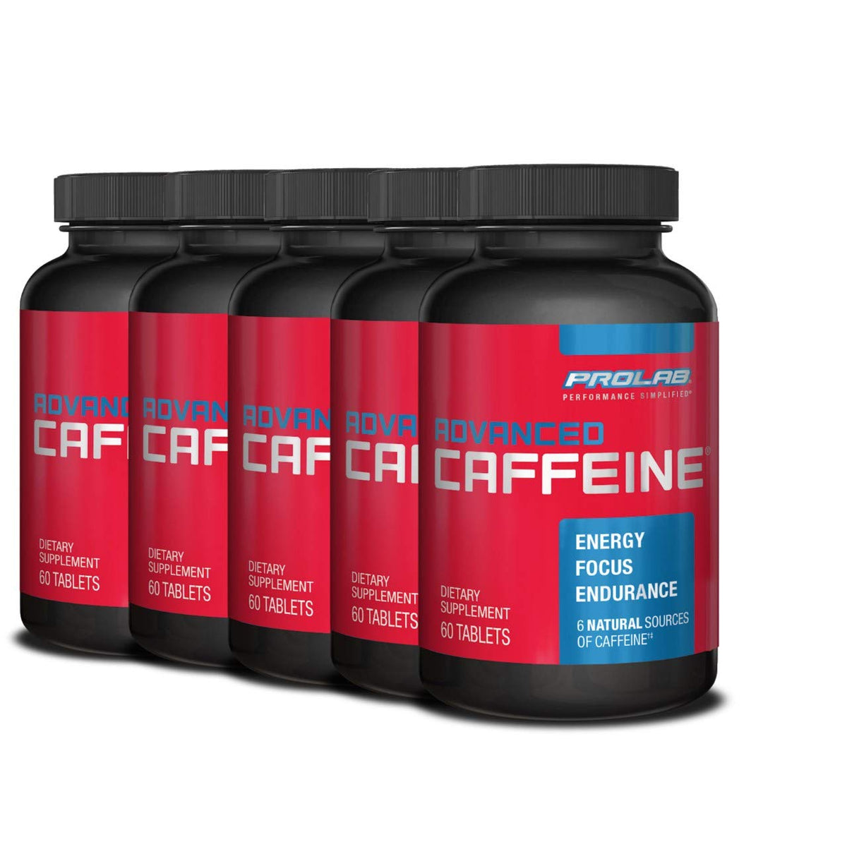 ProLab Nutrition Advanced Caffeine bottle delivering quick, clean energy.