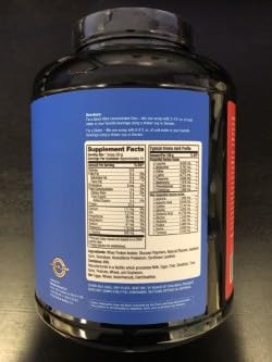 ProLab Whey Isolate Vanilla Ice Cream back-label highlights GMP-certified USA production.