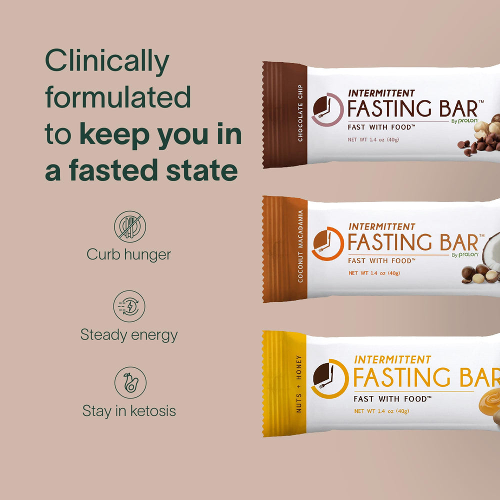 Visible almonds and macadamia nuts in Prolon bar