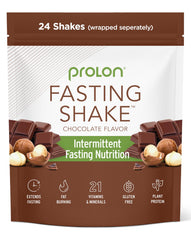 Prolon chocolate drink mix packets offer a convenient morning fasting ritual with plant-based protein.