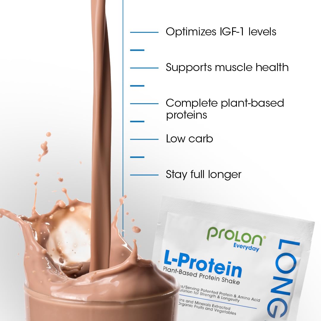Ingredients of Prolon Longevity Berry powder focusing on peas, chickpeas, and beans