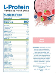 Packaging view of Prolon Longevity Berry protein powder emphasizing 24 packets