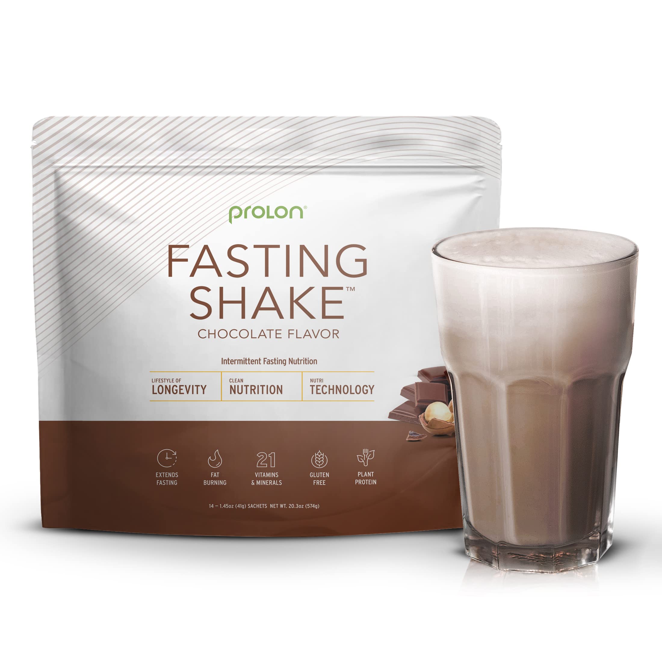 Prolon plant-based fasting shake serves a vegan option for mornings.