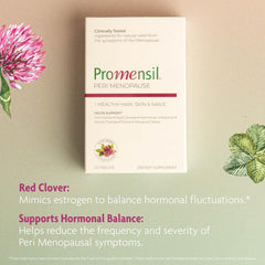 Promensil tablet swallowed with a meal as part of daily routine