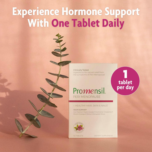 Promensil red clover iso-flavones capsules highlight natural phytoestrogens for balance