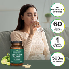 Prominent Nutrition Bergamot Phytosome daily-use on kitchen table supports routine.