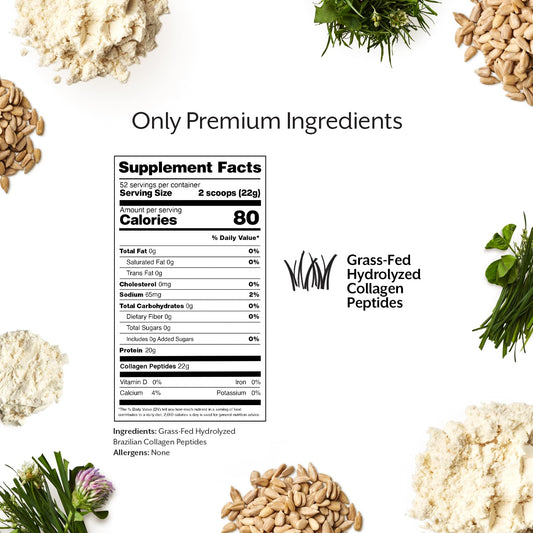 Promix Collagen Peptides poured into a shake for easy mixing.
