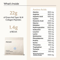 Promix Collagen Peptides scoop for convenient serving.