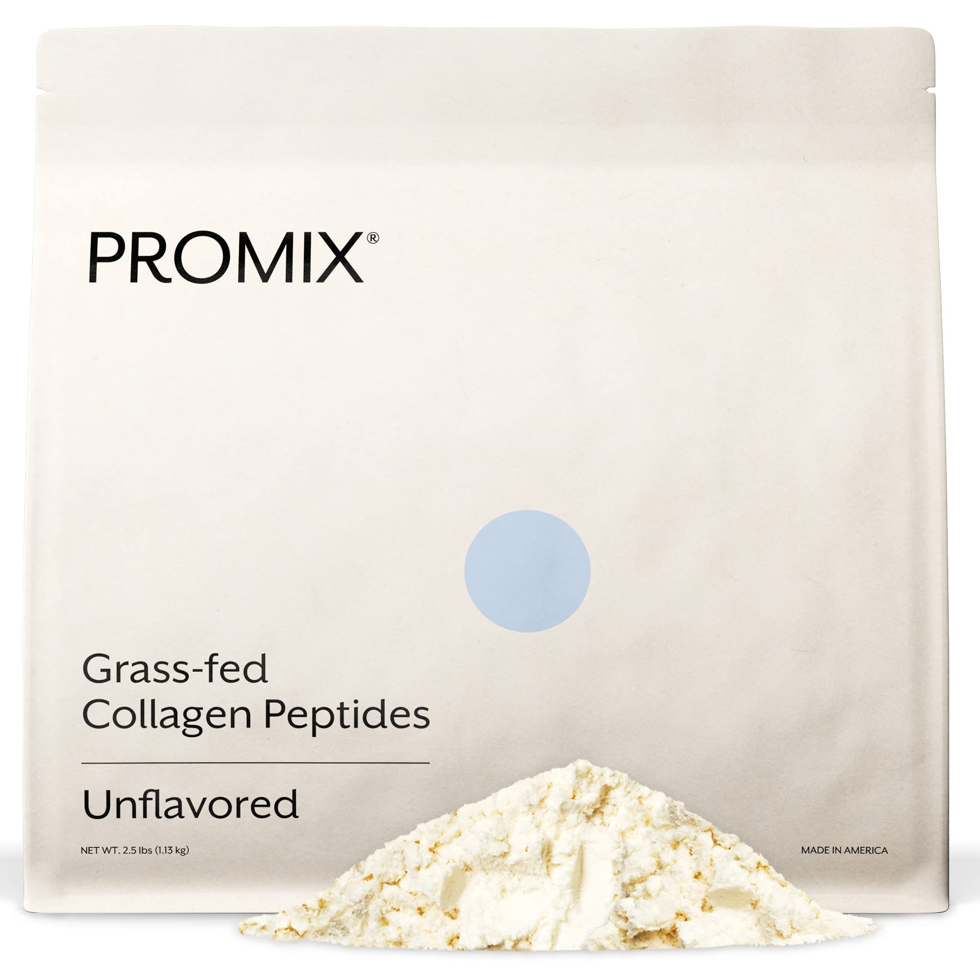 Promix Collagen Peptides unflavored bottle for versatile daily use.