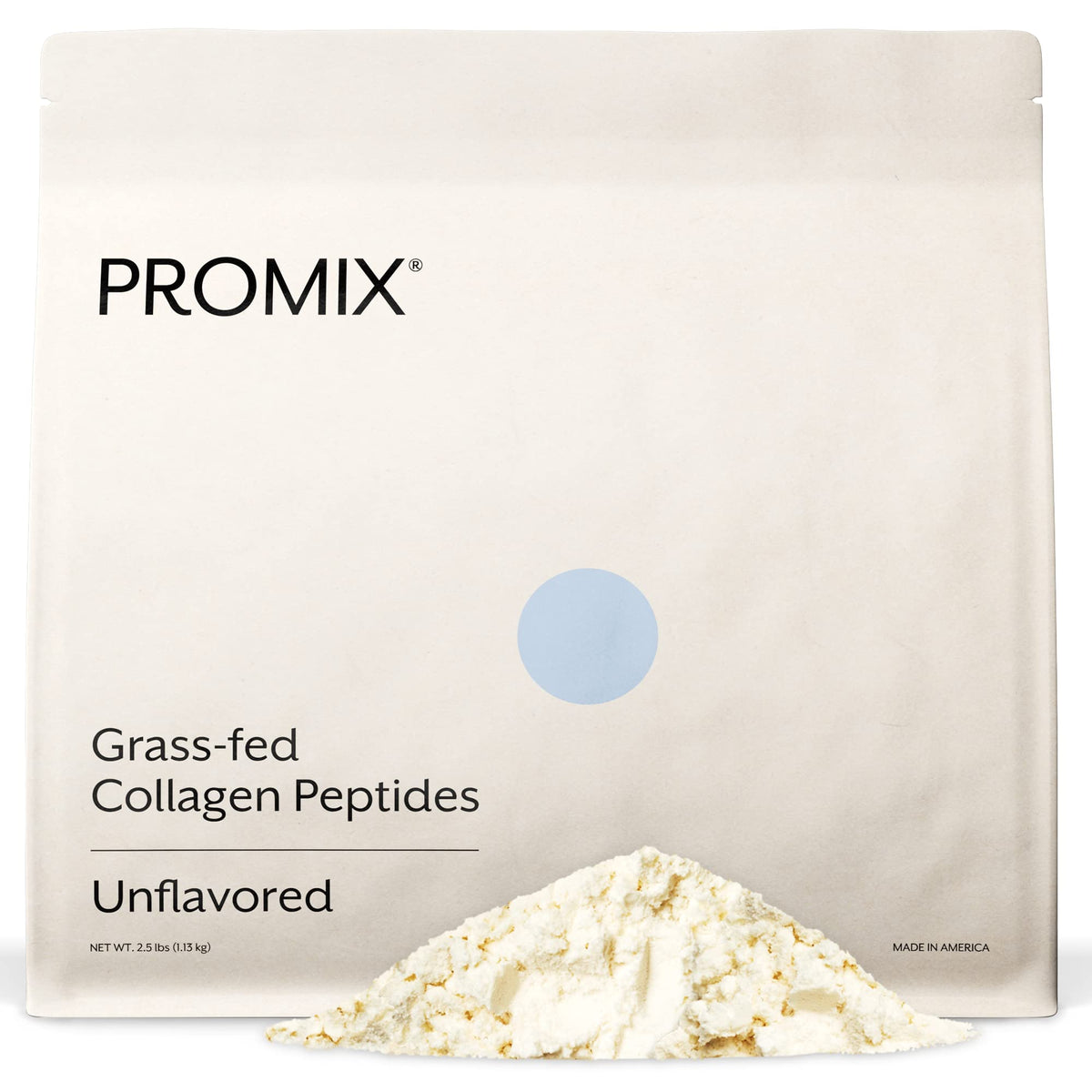 Promix Collagen Peptides unflavored bottle for versatile daily use.