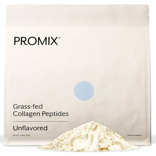 Promix Collagen Peptides unflavored bottle for versatile daily use.