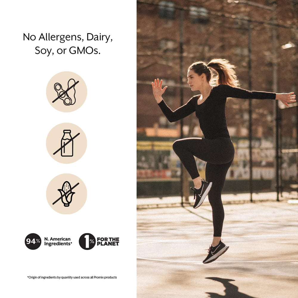 Promix Nutrition 180 gelatin capsules for convenient daily use.