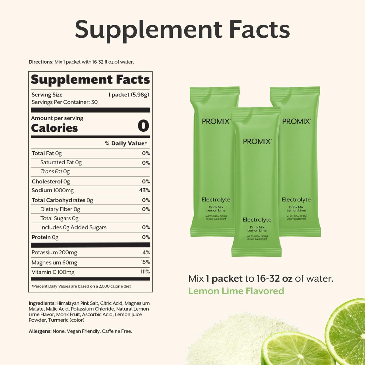 Athlete uses ProMix lemon lime electrolytes during training.