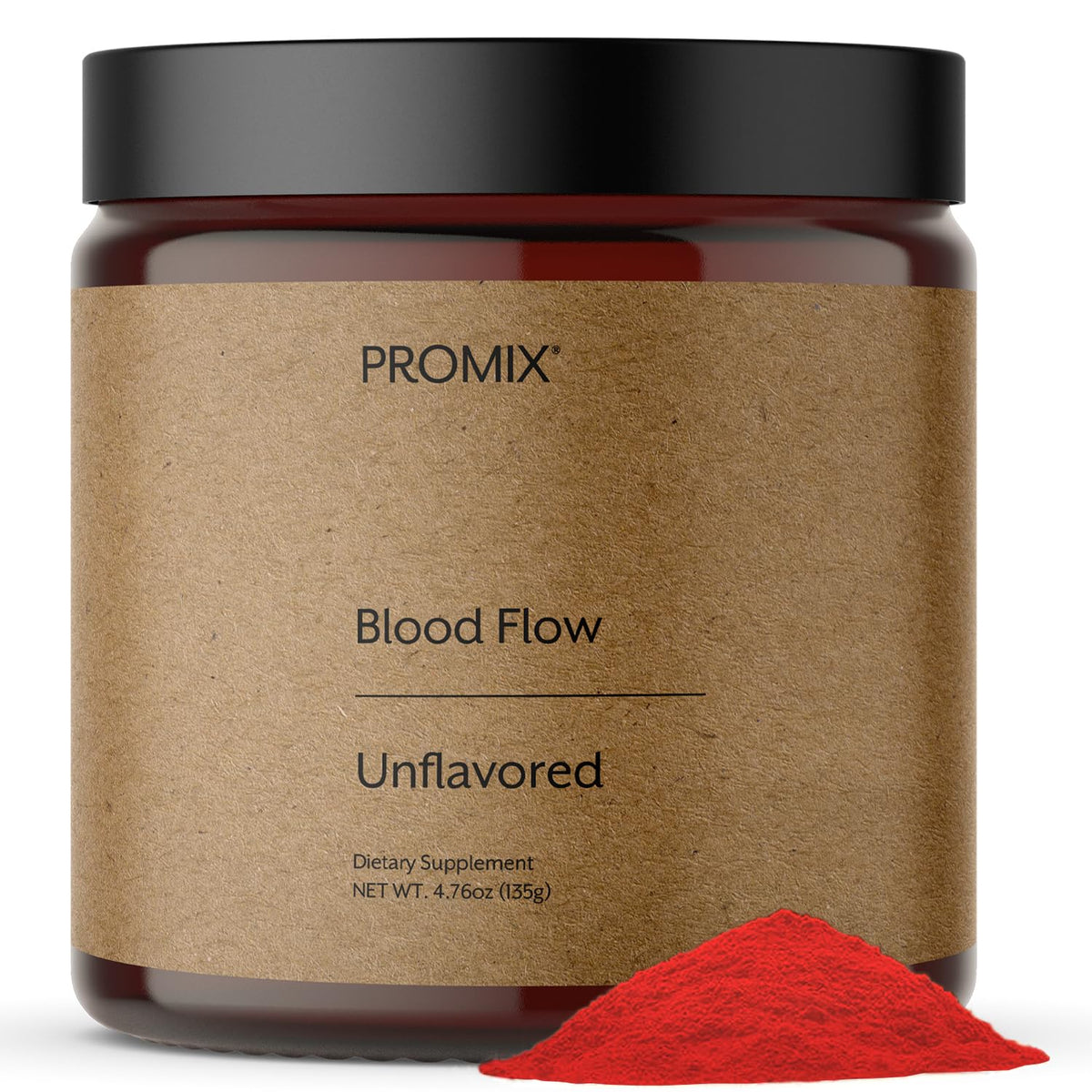 Promix Nutrition Blood Flow bottle front view for workouts.