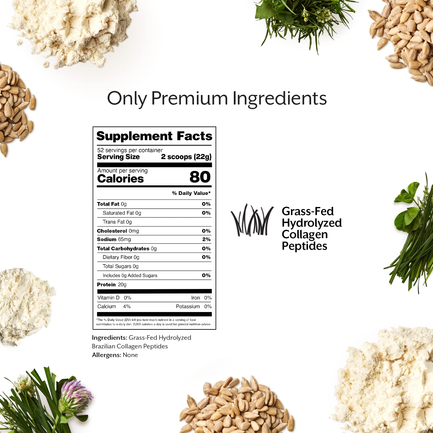 Grass-fed collagen peptides from Brazilian cattle ensure quality and traceability