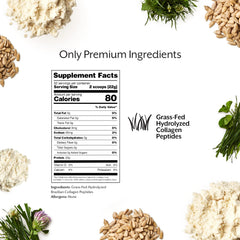 Grass-fed collagen peptides from Brazilian cattle ensure quality and traceability