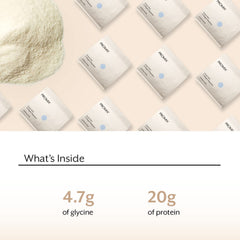 Unsweetened Promix collagen powder blends smoothly into shakes without added flavors