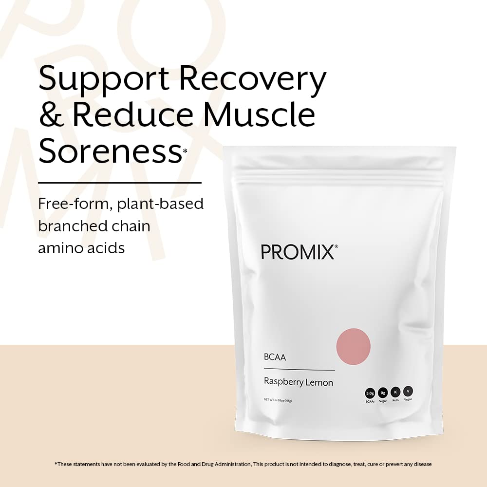 Promix BCAA bottle label showing 30 servings.