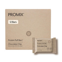 Promix Nutrition Protein Puff Bars chocolate marshmallow treat, a tasty high-protein snack