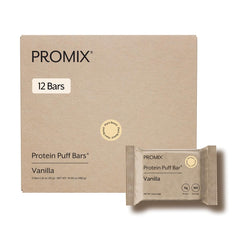 Promix Nutrition Protein Puff Bars French Vanilla high-protein snack for training days.