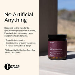 Promix Nutrition Relax GMP facility reference illustrating strict quality standards.