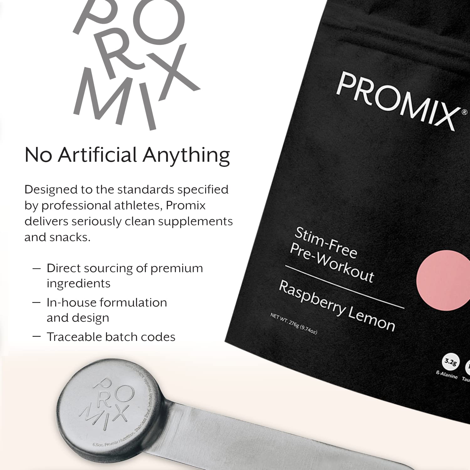 Promix Nutrition Stim-Free beta-alanine visual for endurance support