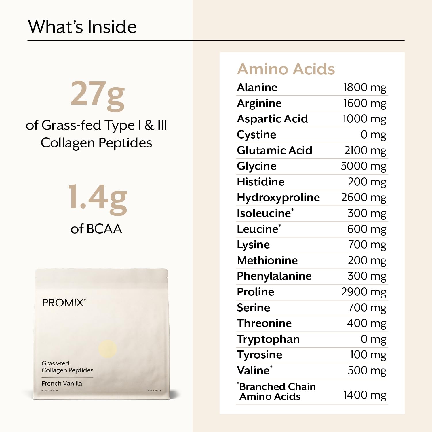 Vanilla collagen powder blends smoothly into coffee, yogurt, and smoothies.