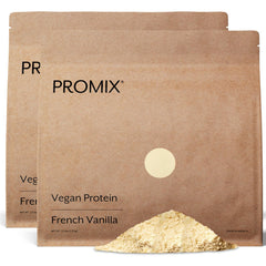 Promix Nutrition vegan vanilla protein powder in 5lb tub for post-workout shakes