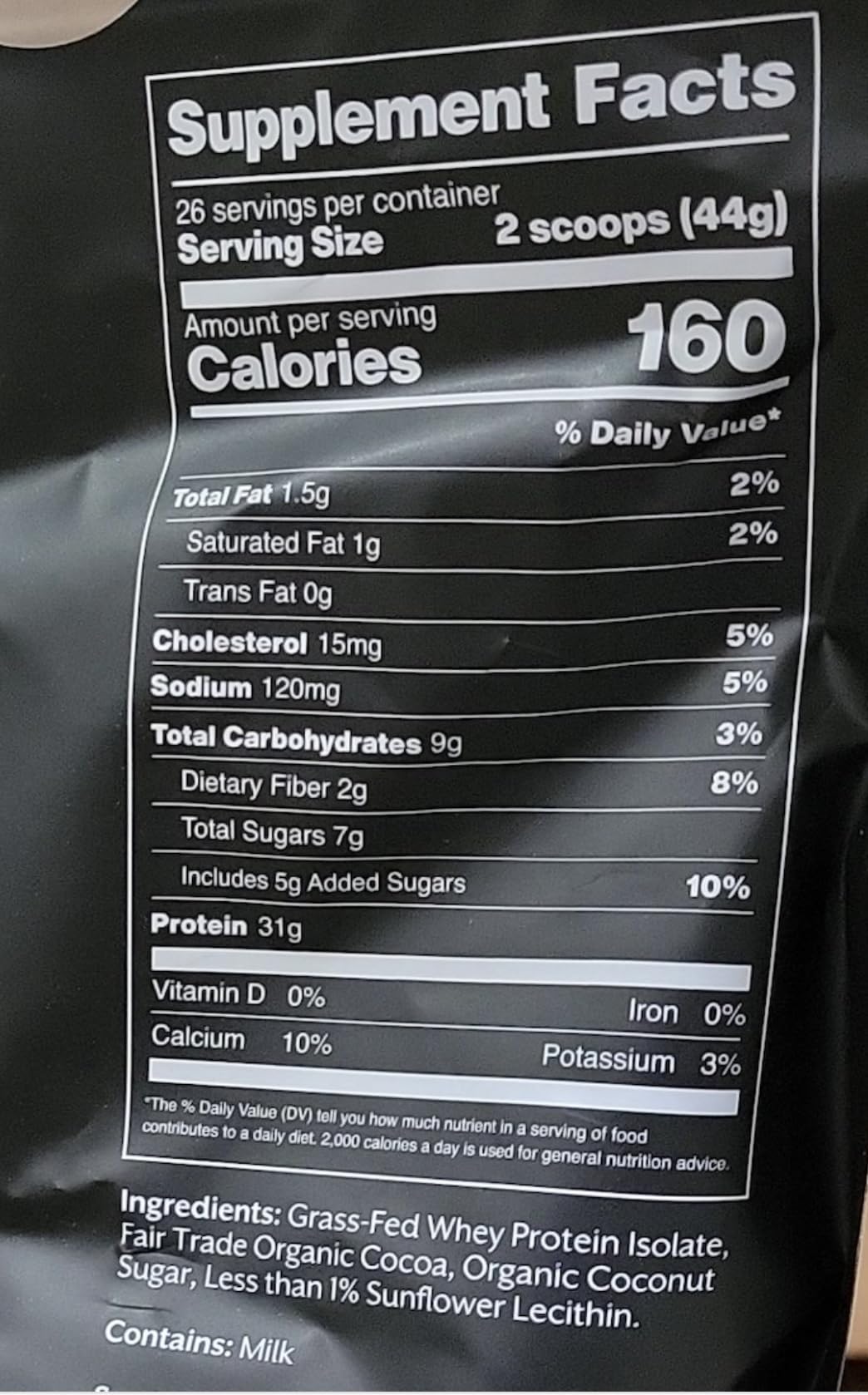 Promix Nutrition whey protein isolate chocolate close-up of raw cocoa particles and blend