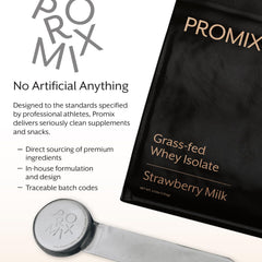 ProMix Nutrition gluten-free and keto-friendly badge on packaging