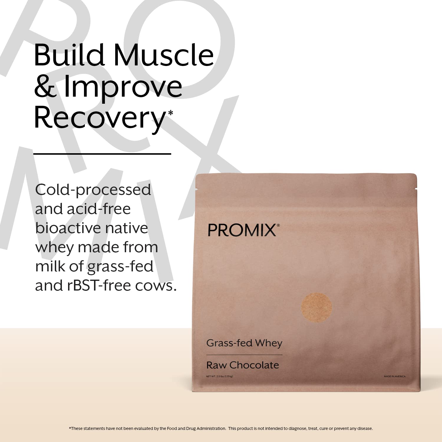 Promix Nutrition whey protein powder scoop shows precise serving for daily protein goals