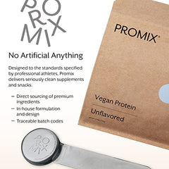 Promix packaging with GMP badge communicates clean North American ingredients.