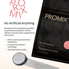 ProMix Nutrition scoop measuring a two-scoop serving for consistent performance.