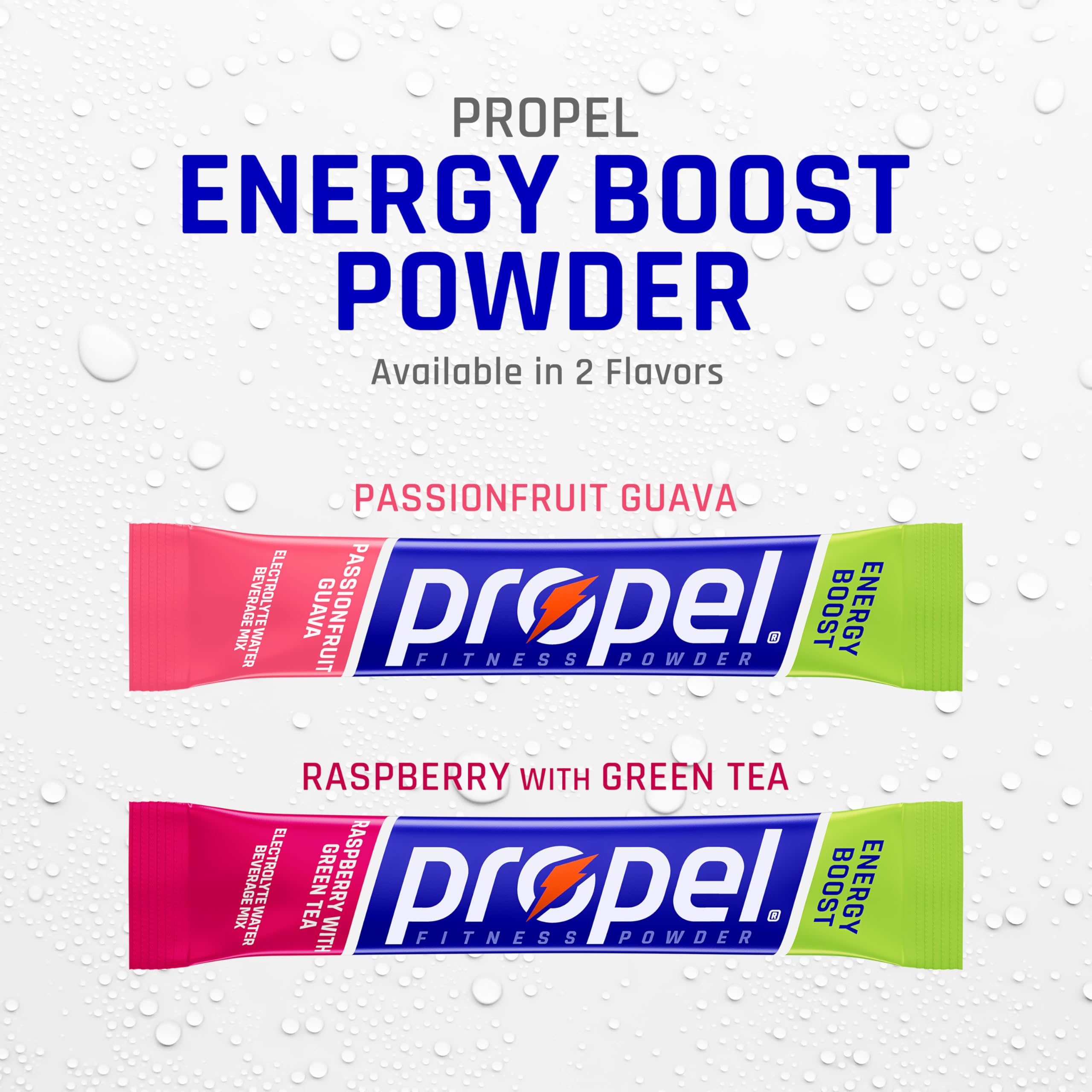 Propel Energy Boost electrolyte water with zero calories and vitamins