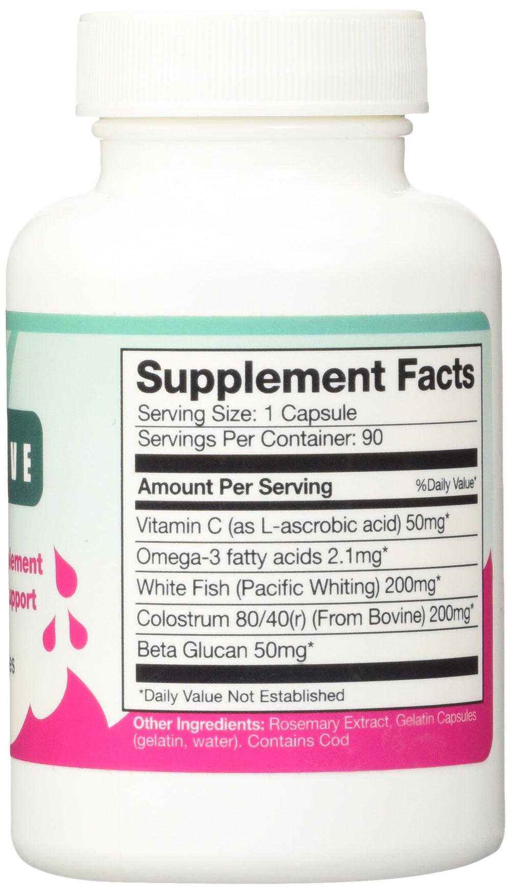 Proper Nutrition SeaVive bottle dispense shows easy capsule access.