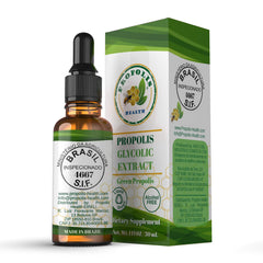 Packaging box displaying brand name Propolis Health for trust.