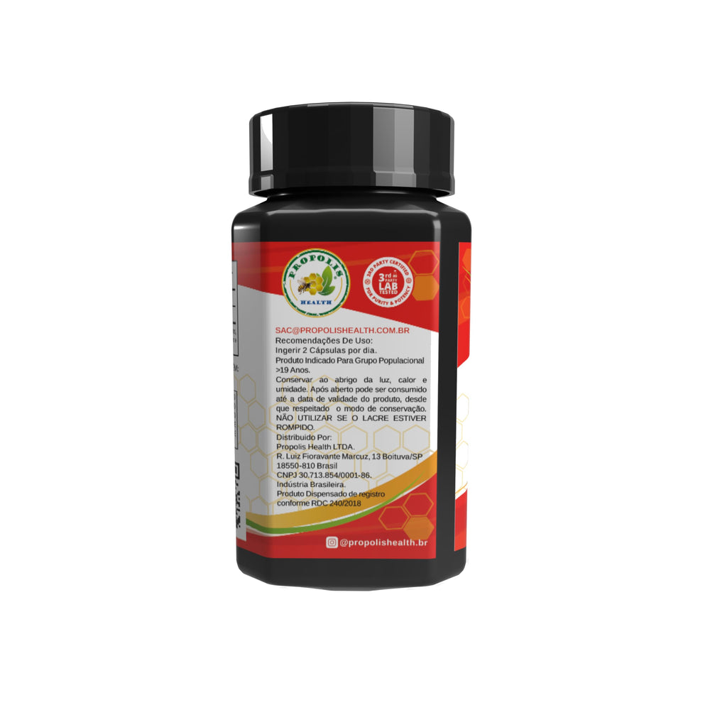 Propolis Health Red Propolis ingredient panel highlighting Brazilian origin