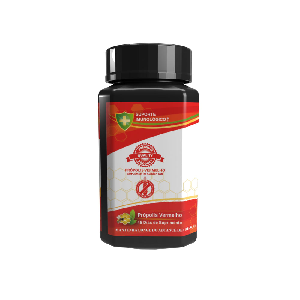 Propolis Health Red Propolis label shows 90 capsules and alcohol-free formula