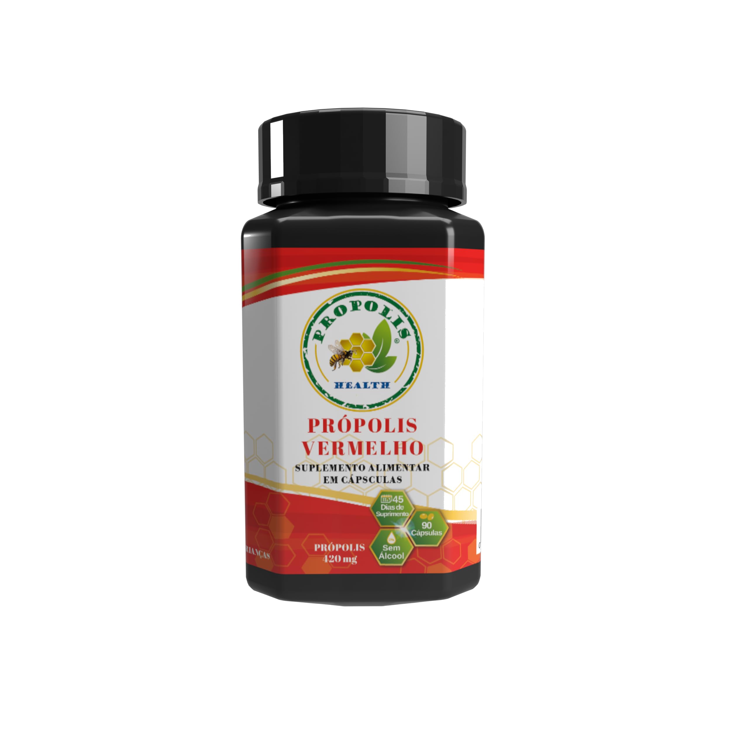 Propolis Health Red Propolis packaging with natural mangrove imagery