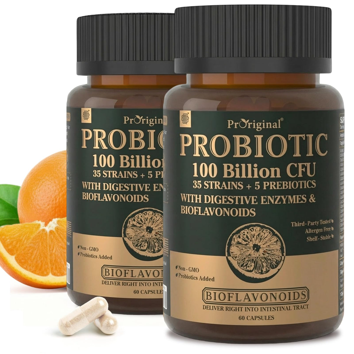 Proriginal probiotics bottle front view for everyday gut health support