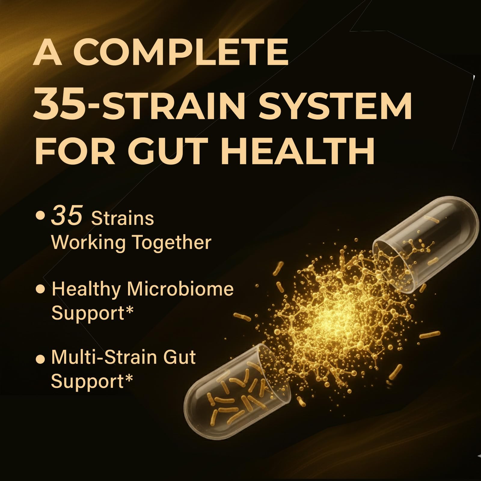 Proriginal capsules side view showing easy-to-swallow daily digestive support