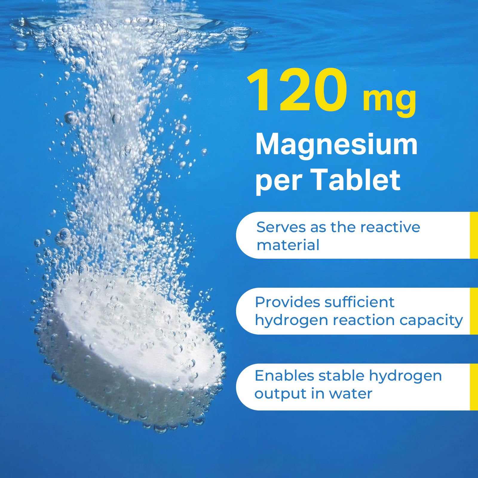 Proriginal Hydrogen Water Tablets lemon flavor packaging emphasizing natural non-GMO formula.
