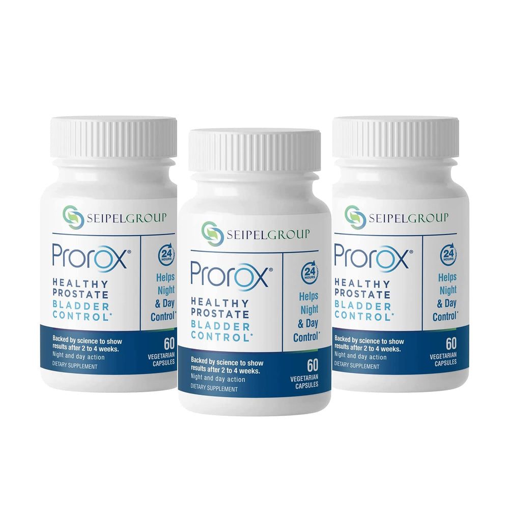 PROROX dual-action bottle for bladder and prostate support.
