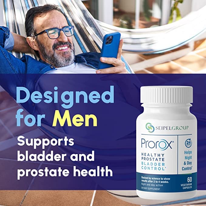 PROROX vegetarian capsules provide a plant-based option for daily prostate support.